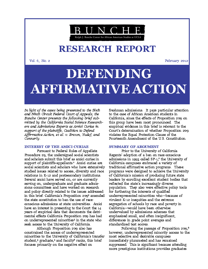 against affirmative action research paper